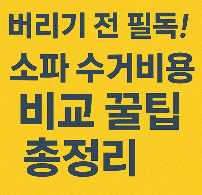 소파수거
