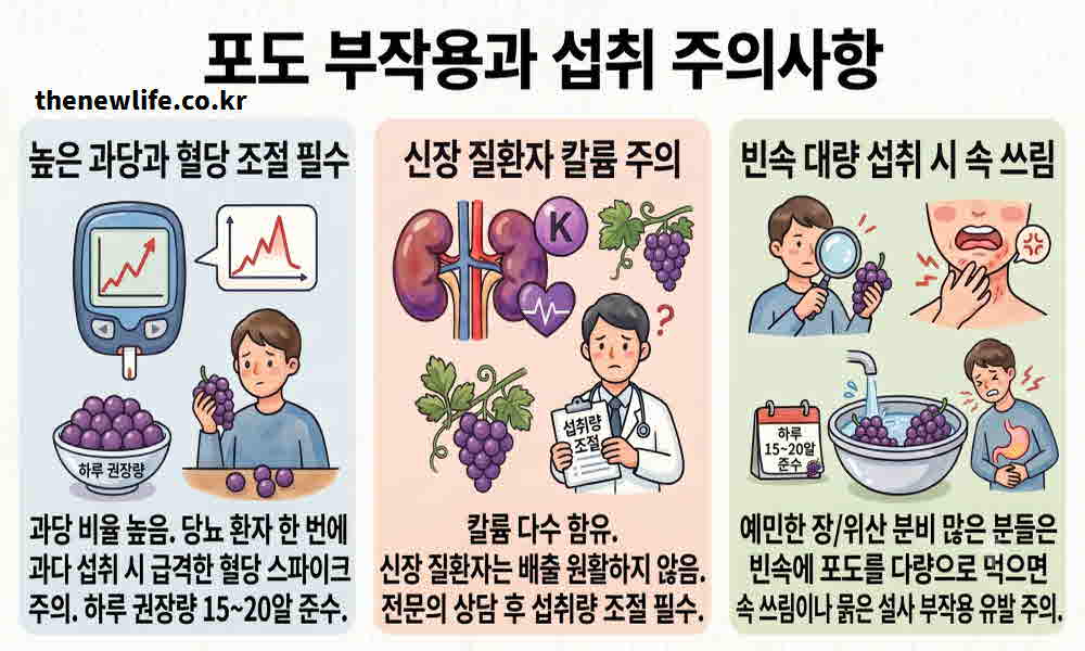 포도 효능 부작용
