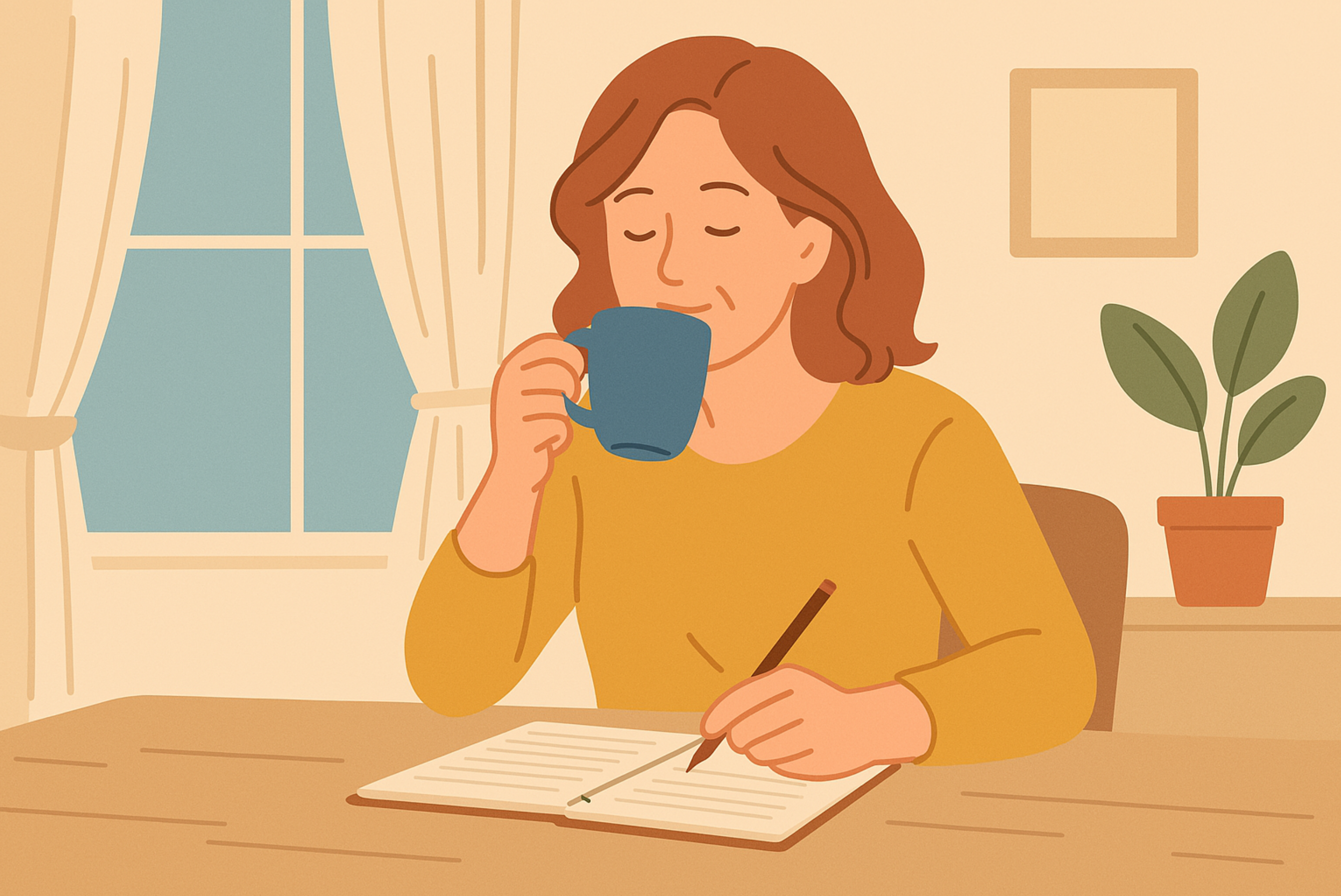 갱년기 전후 40대 여성을 위한 심리 안정 루틴과 힐링팁