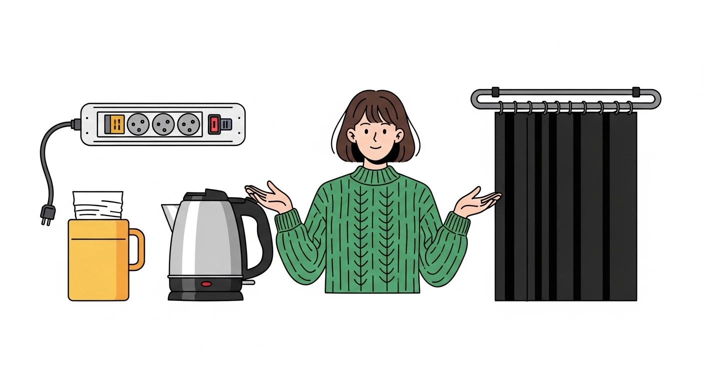 첫 자취, 무엇부터 사야 할까 월세방 생존을 위한 현실 필수품 TOP 10 (추천)