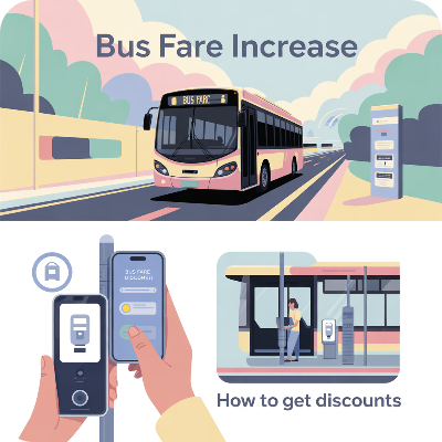 경기도 버스요금 인상 후? 할인받는 방법 이미지