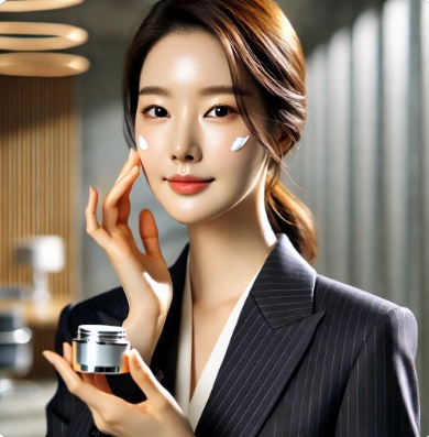직장여성 광채피부