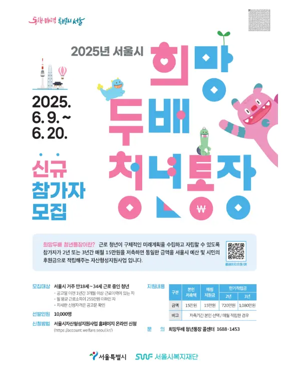 희망두배 청년통장 신청