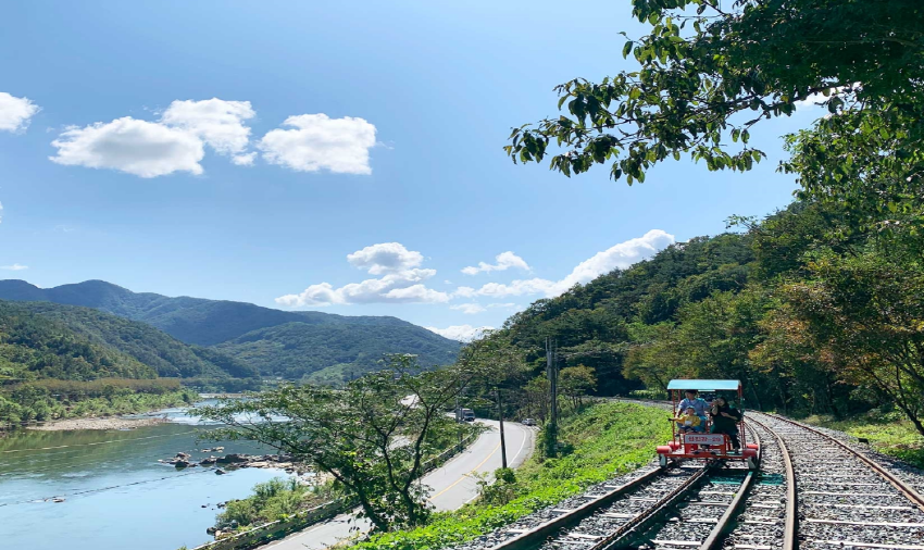 섬진강 레일바이크