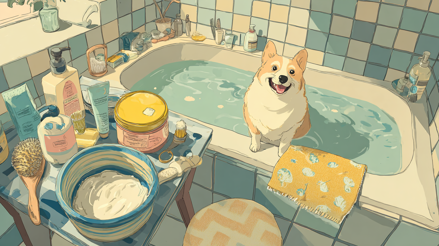 강아지 목욕시키는 방법