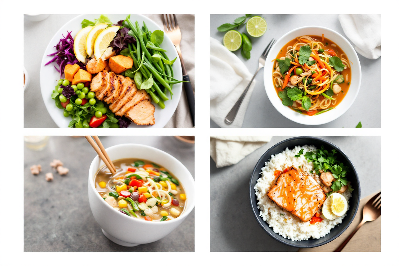 점심 균형잡힌 한끼