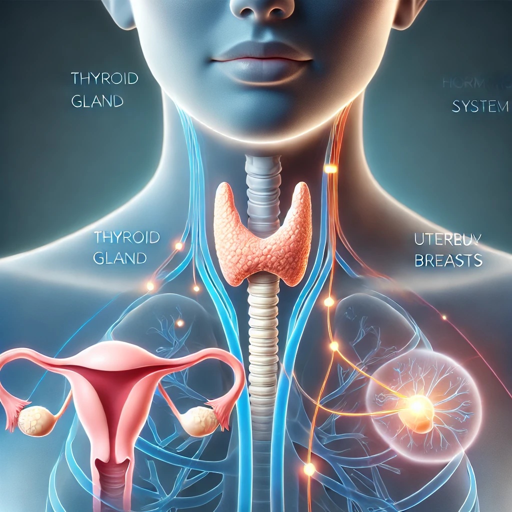 갑상선과 유방, 자궁의 연결성