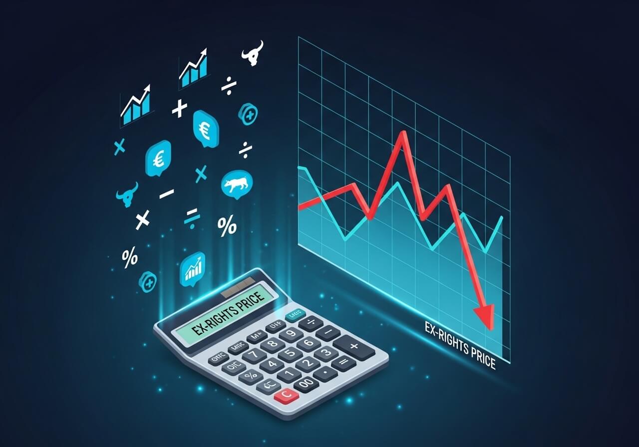 유상증자 권리락 계산