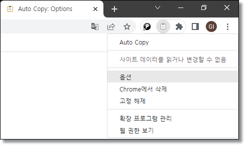 크롬-확장프로그램-자동-복사-Auto-Copy