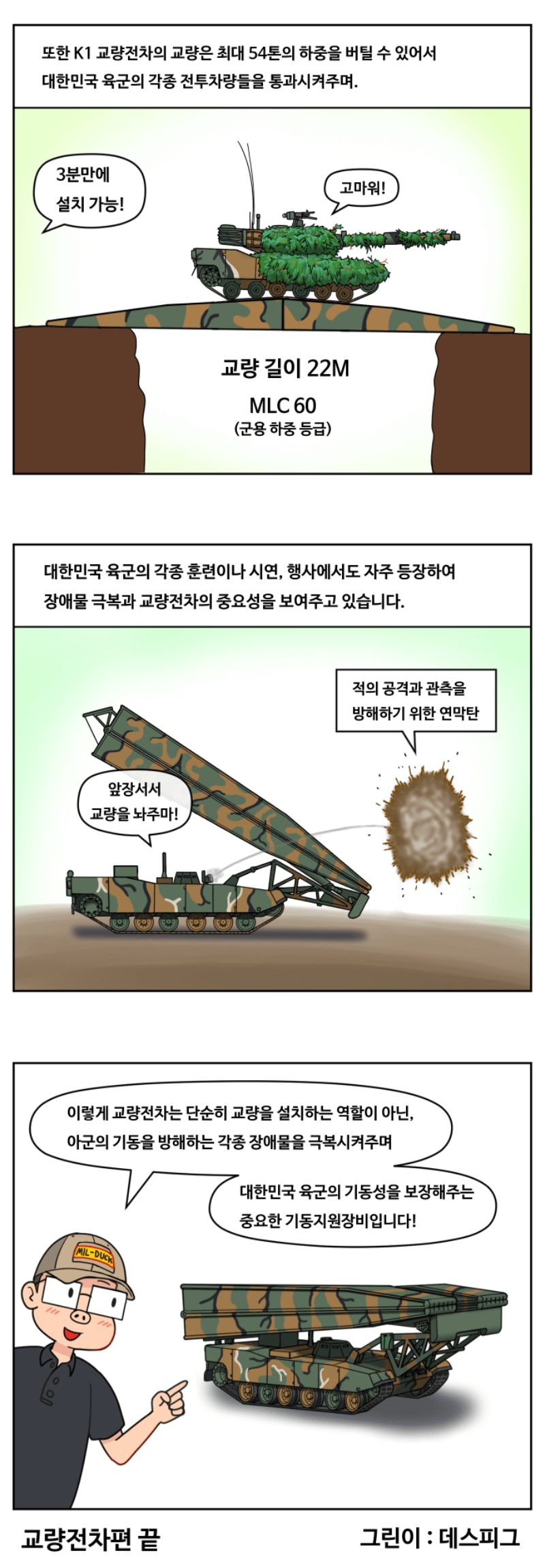 K-1 AVLB 교량전차 웹툰