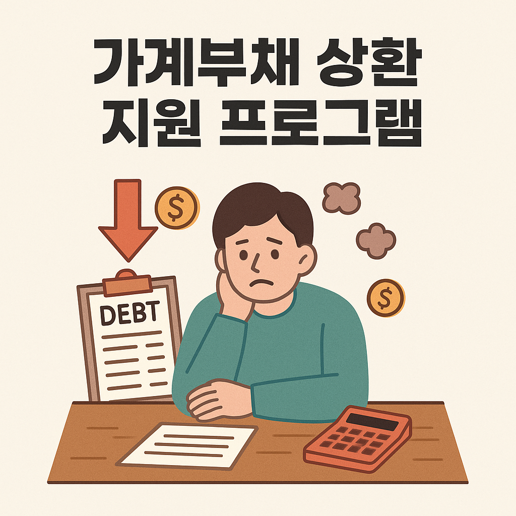 가계부채 상환 지원 프로그램 포스터 이미지