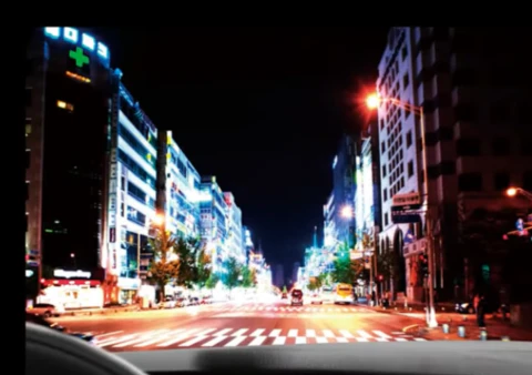 야간운전 빛번짐 현상