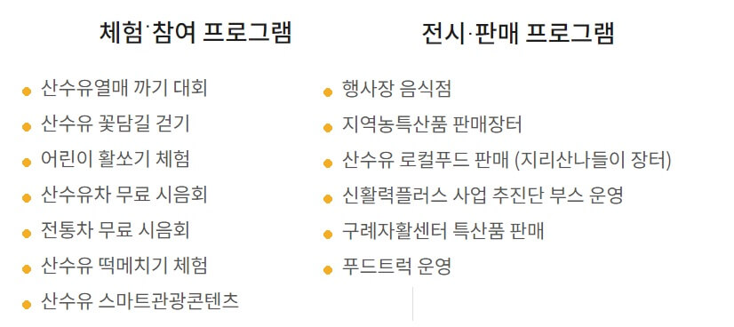 산수유꽃-축제-행사