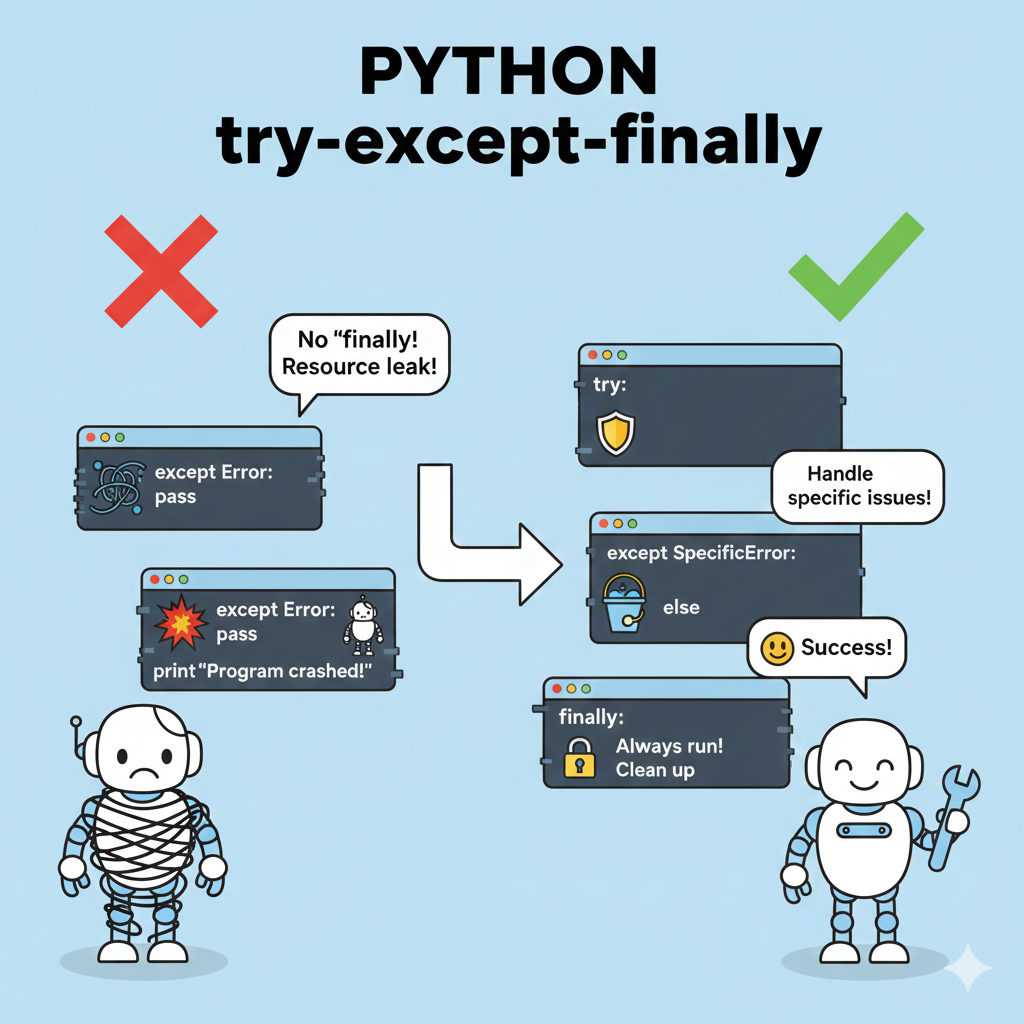 try-except-else-finally