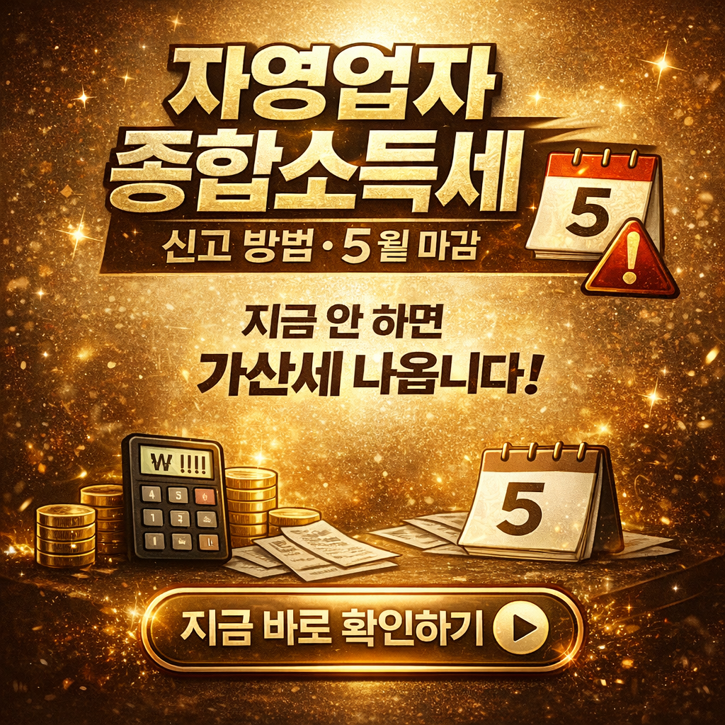 자영업자 종합소득세 신고 방법 썸네일 self employed income tax filing guide thumbnail