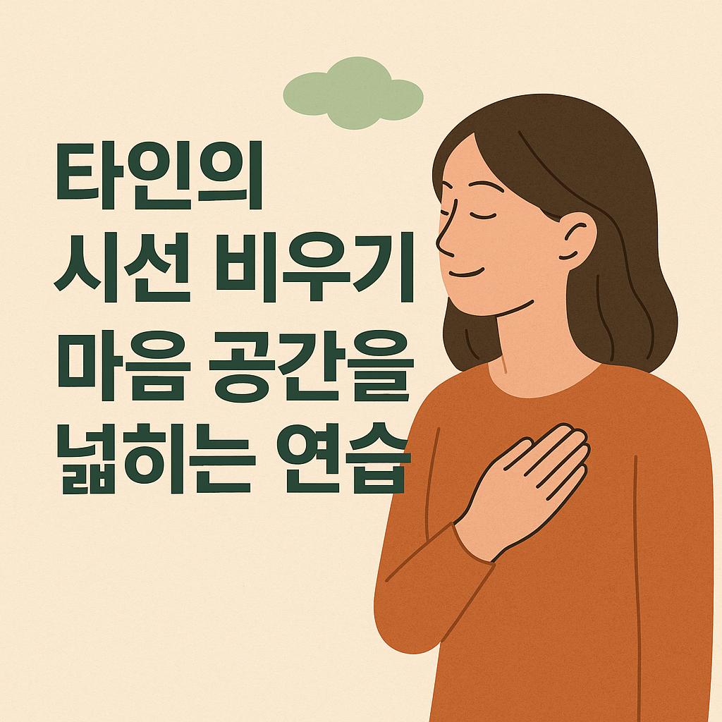 타인의 시선 비우기
