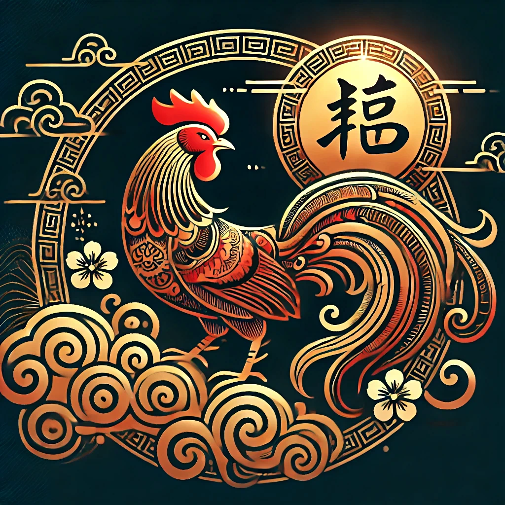 닭띠랑잘맞는띠그림