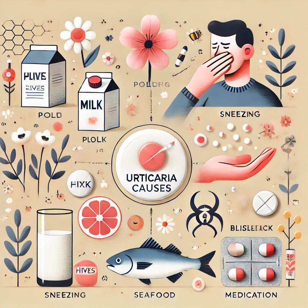 두드러기 원인 10가지