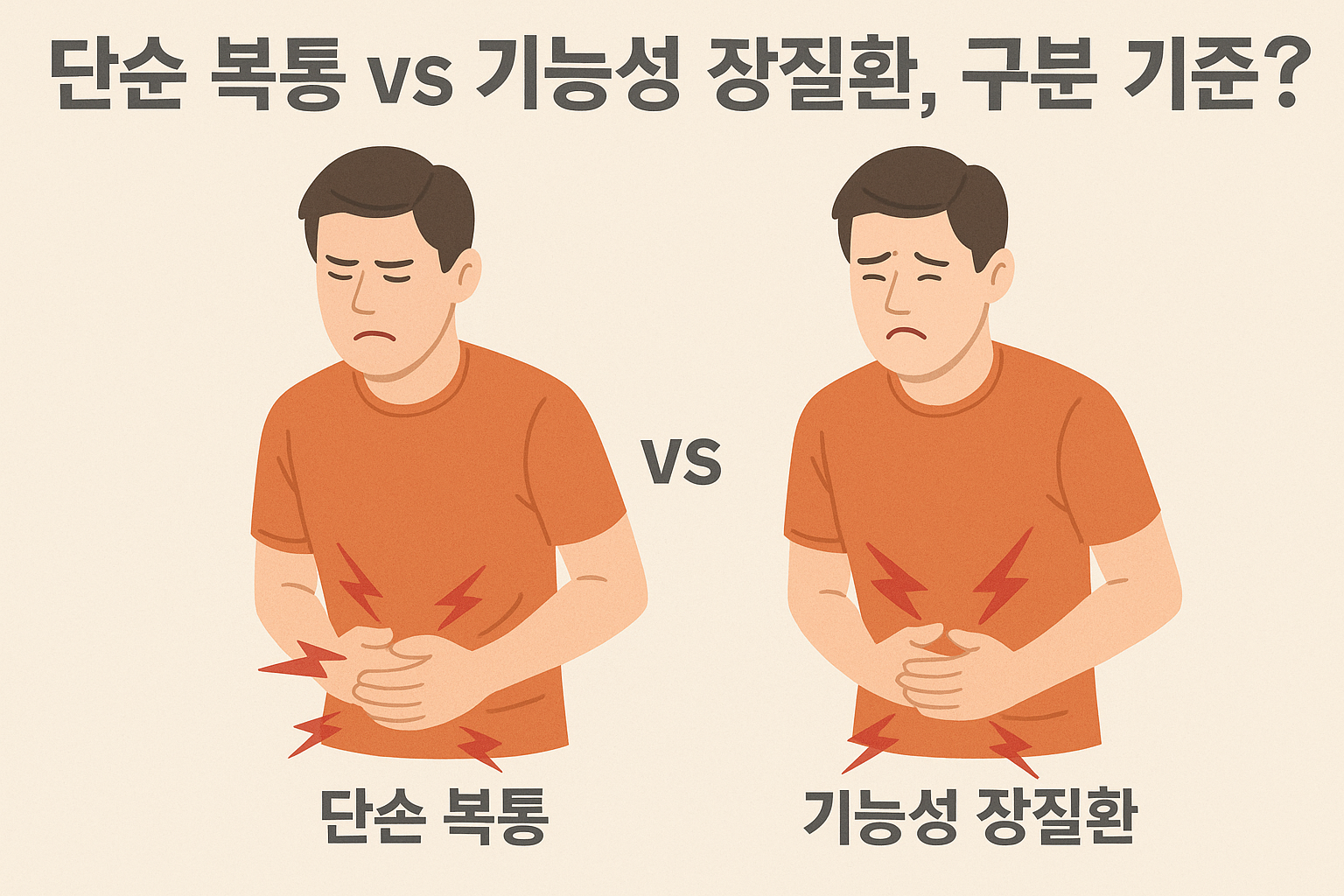 복통 장질환 구분