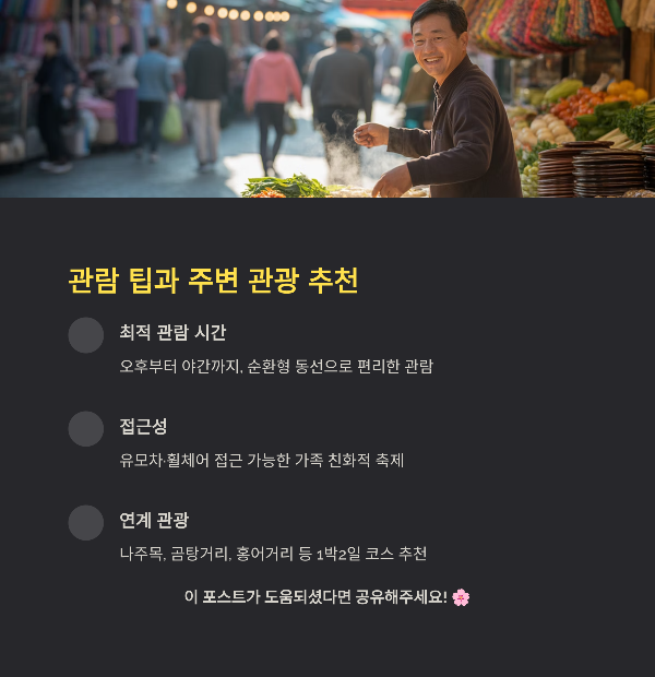 관람 팁과 주변 관광 추천