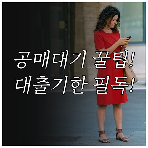 공매 계약 대기 기간 활용법과 대출 ..