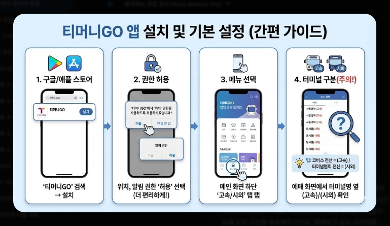 고속버스 잔여석 조회(방법, 코버스)(실시간 + 수수료)