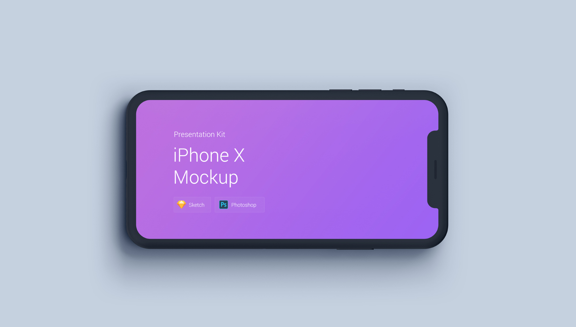 아이폰 X 목업 번들 가로형태 (1)