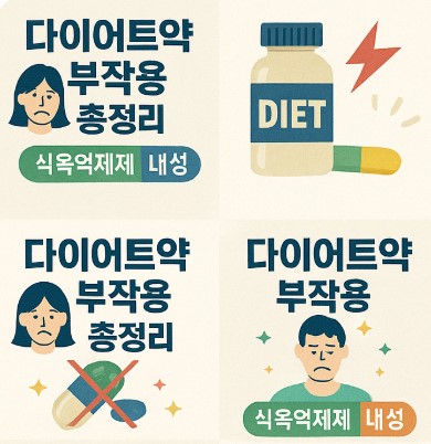 다이어트약 부작용 이미지