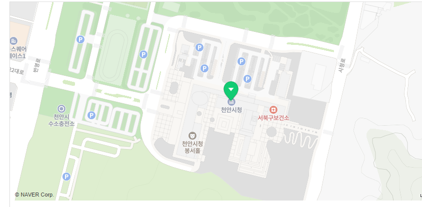 빵빵데이 천안 빵집 지도