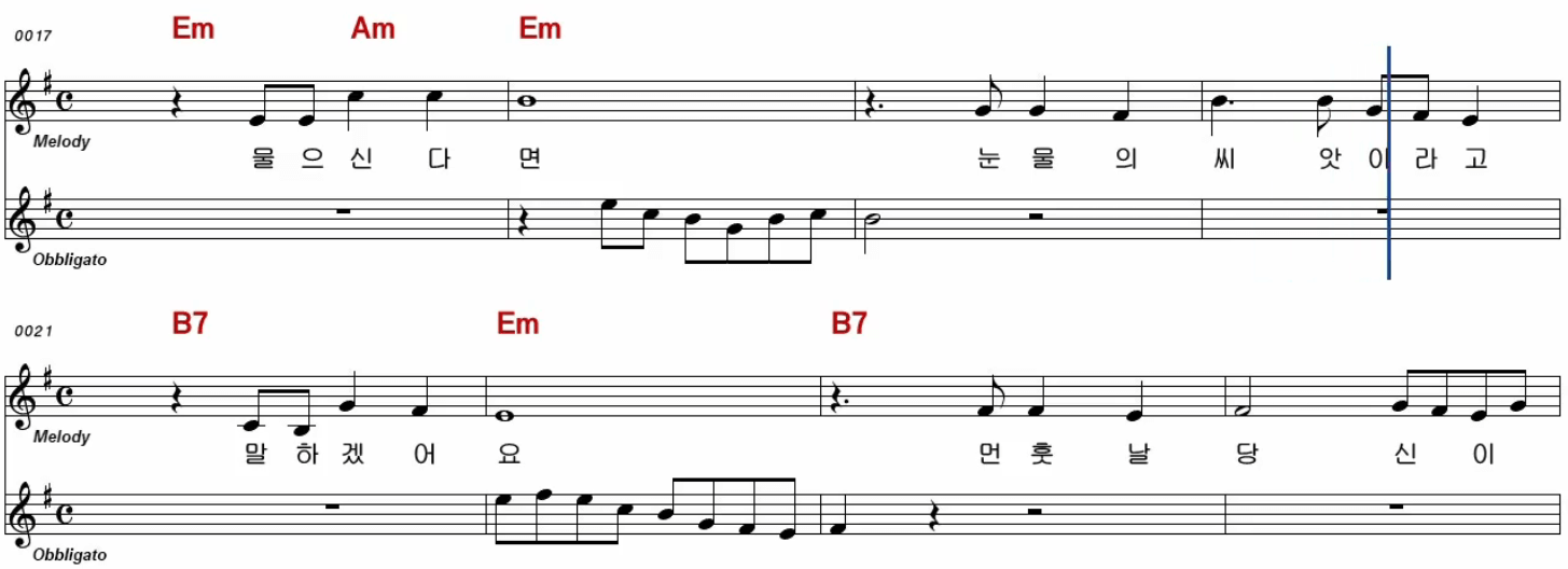 진성(나훈아) 사랑은 눈물의 씨앗 악보