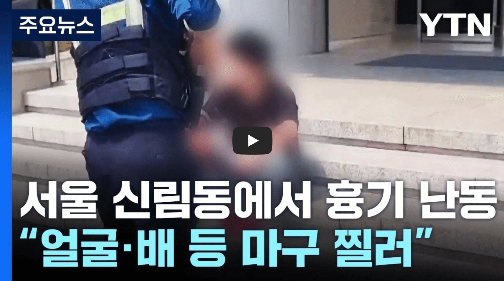 신림역 칼부림 사건 영상 섬네일