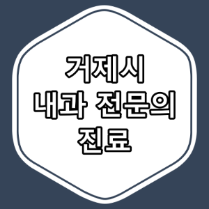 거제시 내과 전문의 진료 하는 동네 병원