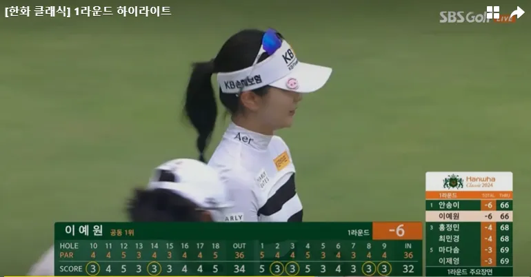 한화 클래식 순위 실시간