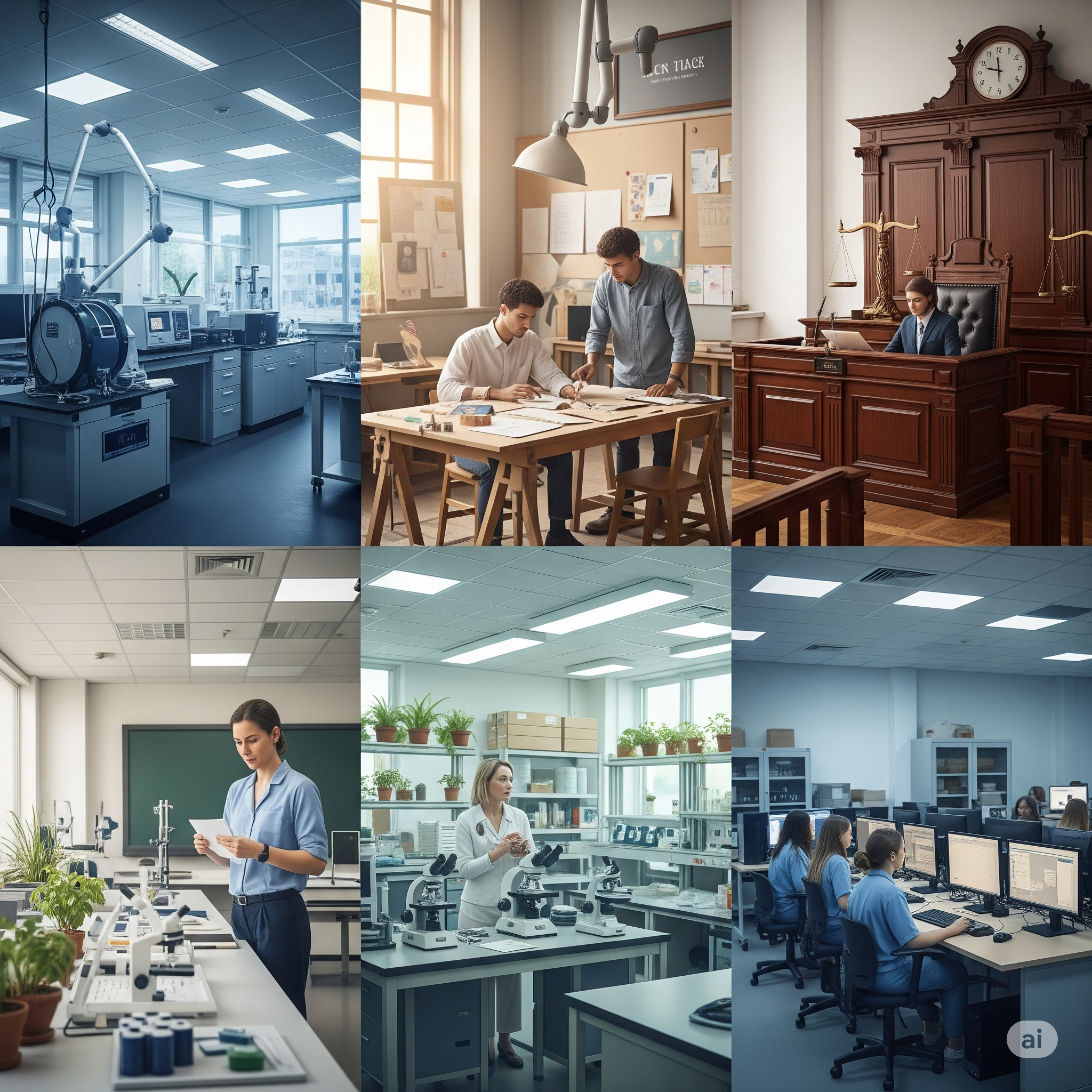 폴리텍 신중년 특화학과, 5개 과정 소개