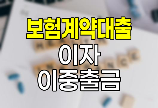 메리츠화재 보험계약대출 이자 이중출금 해결방법