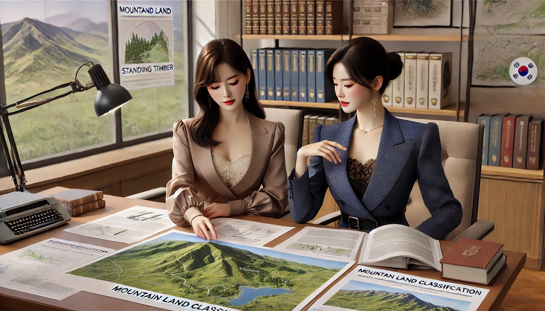 산지의 개념 확인하는 이미지