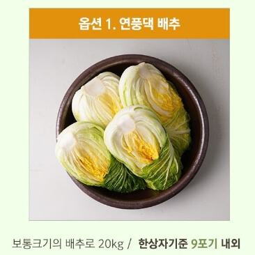 괴산 절임배추20kg