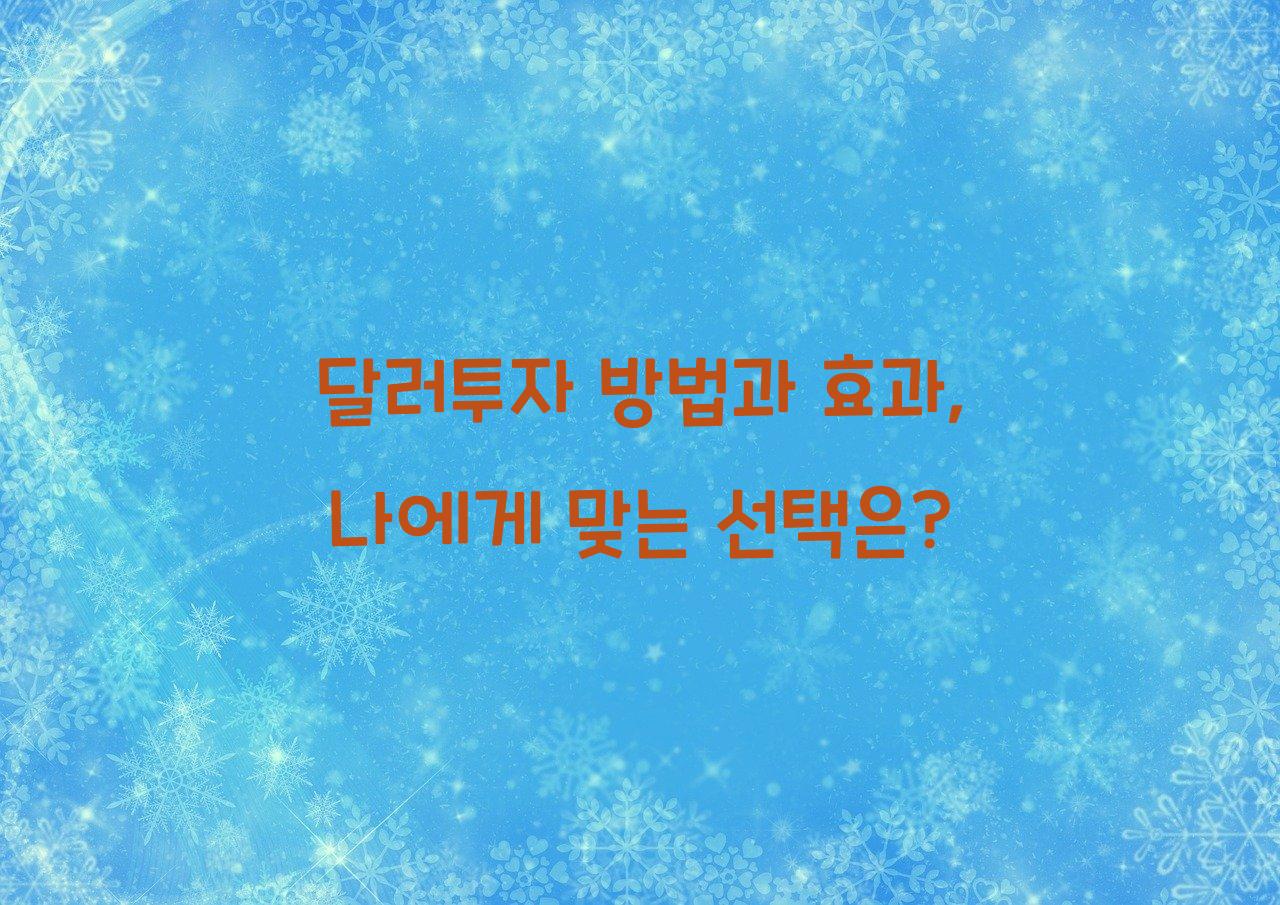 달러투자
