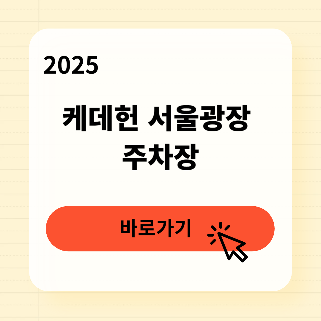 케데헌 서울광장 주차장