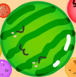 수박으로 완성되어 가는 완성단계