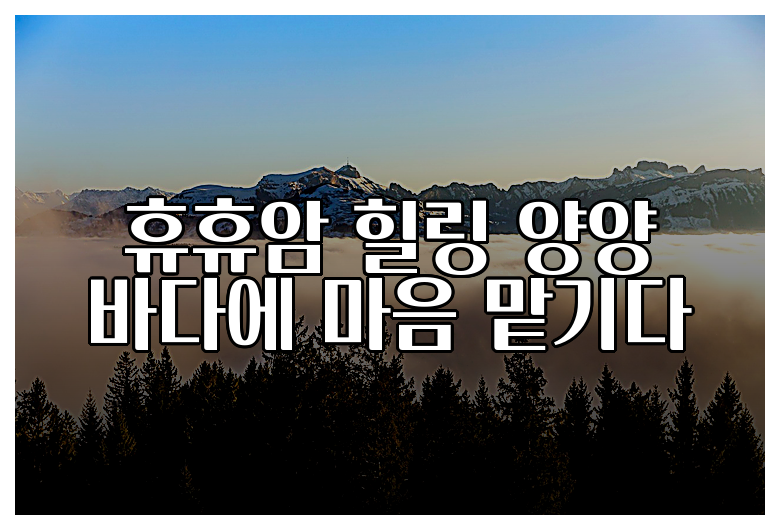 휴휴암 힐링 양양 바다에 마음 맡기다