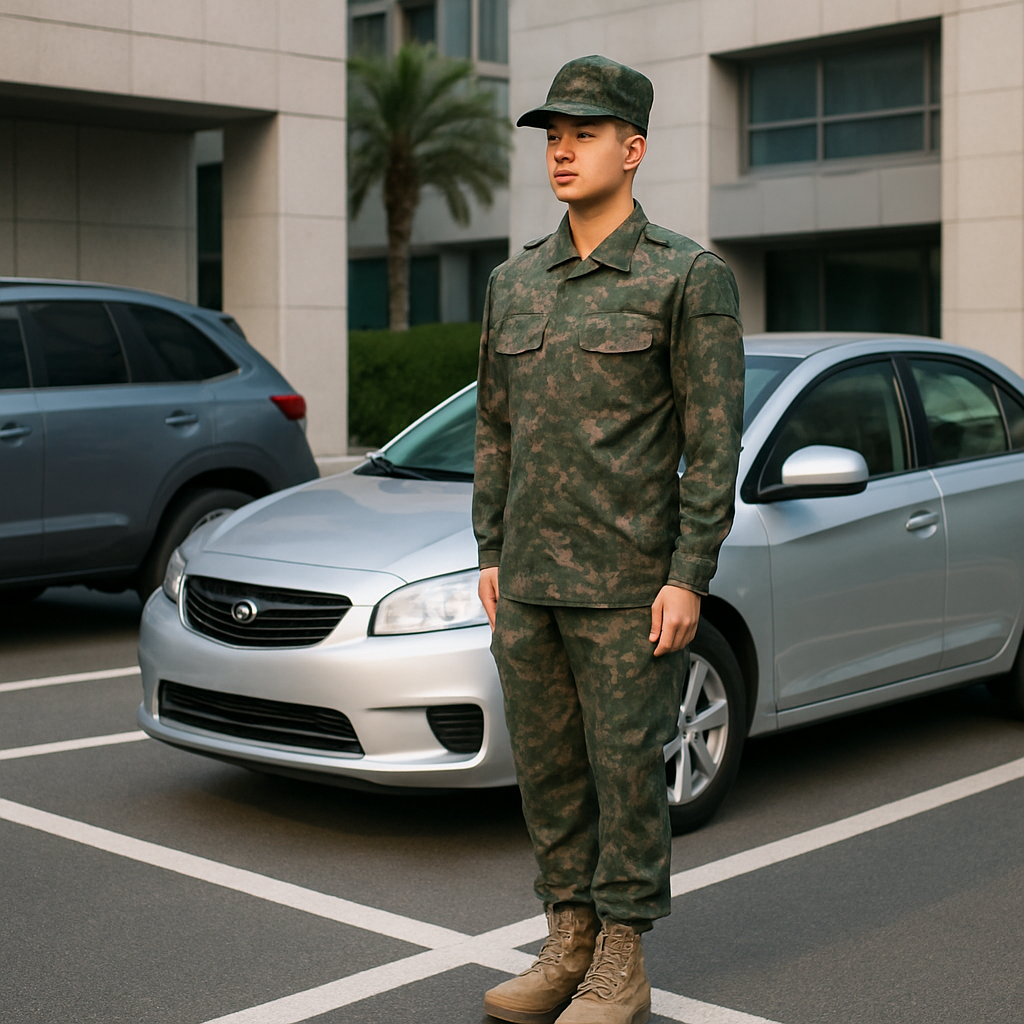 군인갑질 논란, 상관 자리 맡기,땡볕
