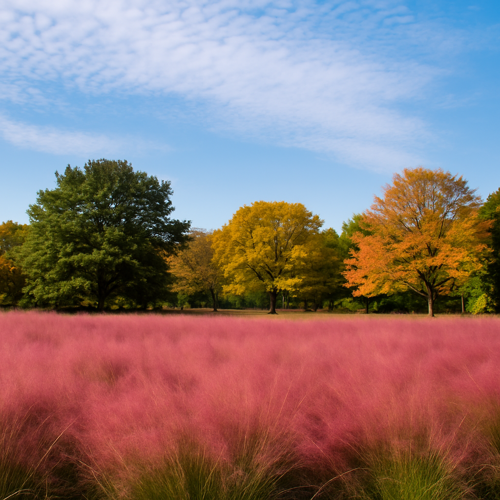하늘공원 (월드컵공원) 핑크뮬리
