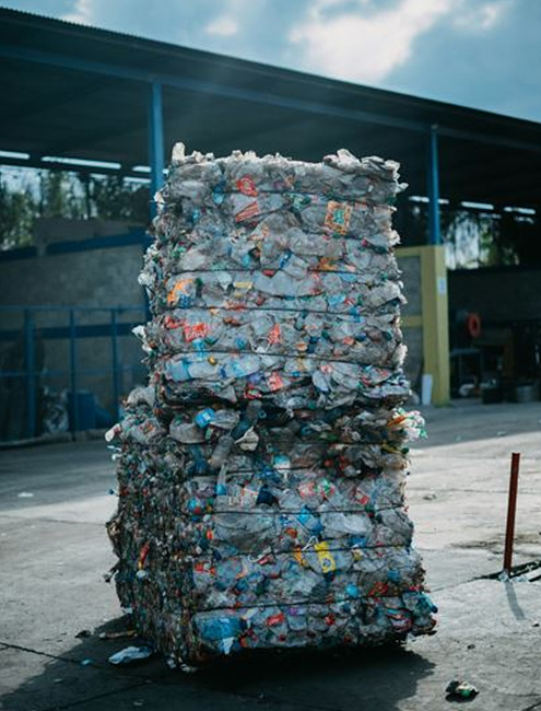 플라스틱류 폐기물 사진
