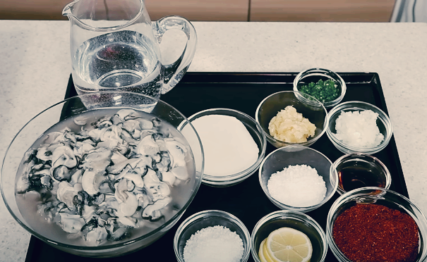 무수히 많은 재료들