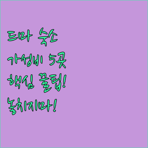 두바이 드래곤 마트 숙소 가성비 최고..