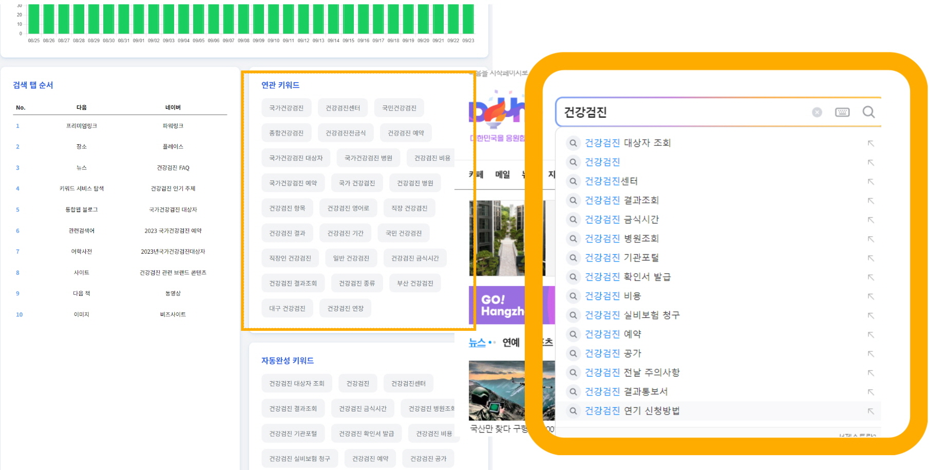 티스워드접속후-키워드검색하기