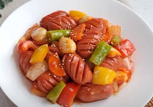 소세지 야채볶음