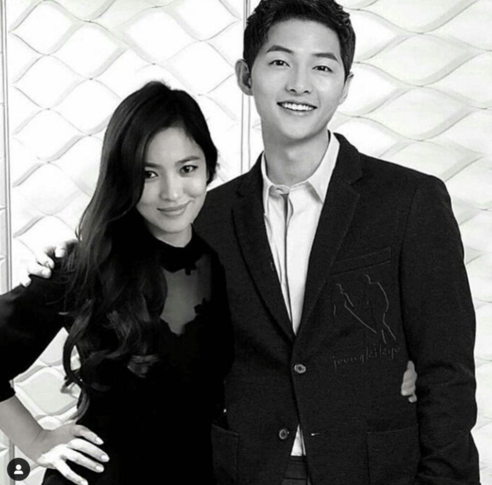 배우 송중기와 배우 송혜교