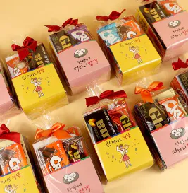 수능 간식 사진